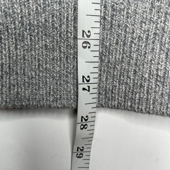 H&M Grey Cotton Double Breasted Collared Knit Cardigan Sweater Size M - Picture 8 of 13